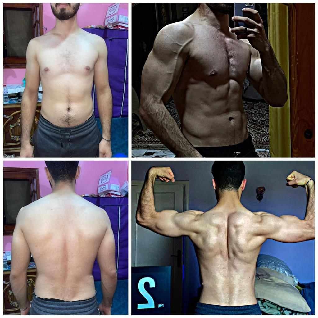 Before and after transformation for Simo K.